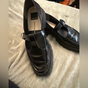 Dolce Vita Black Leather Loafers for women